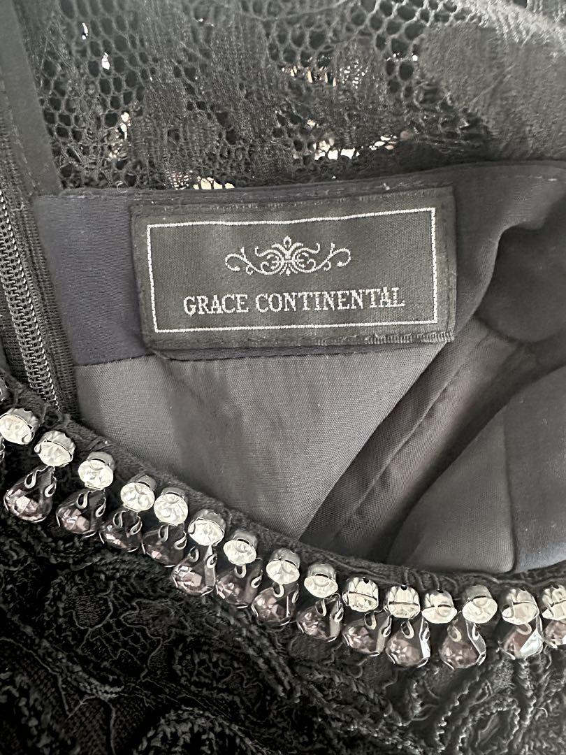GRACE CONTINENTAL パーティードレス ワンピース 黒