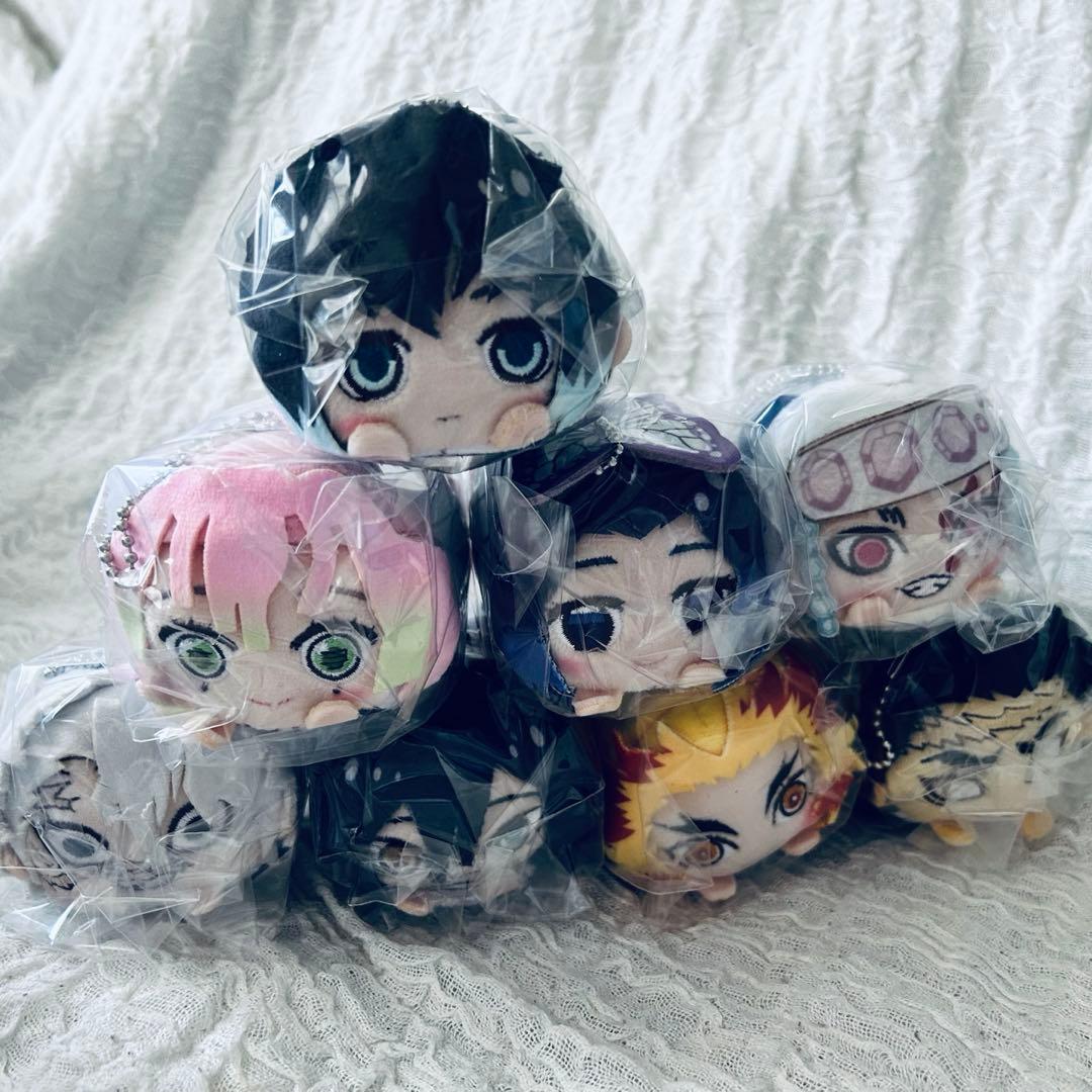 鬼滅の刃 もちころりん&もちころりん2　ぬいぐるみマスコット ビニール未開封品