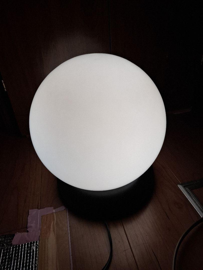 ルームライト　照明　お月様のような　間接照明　丸い　球体　美品　直径約24cm