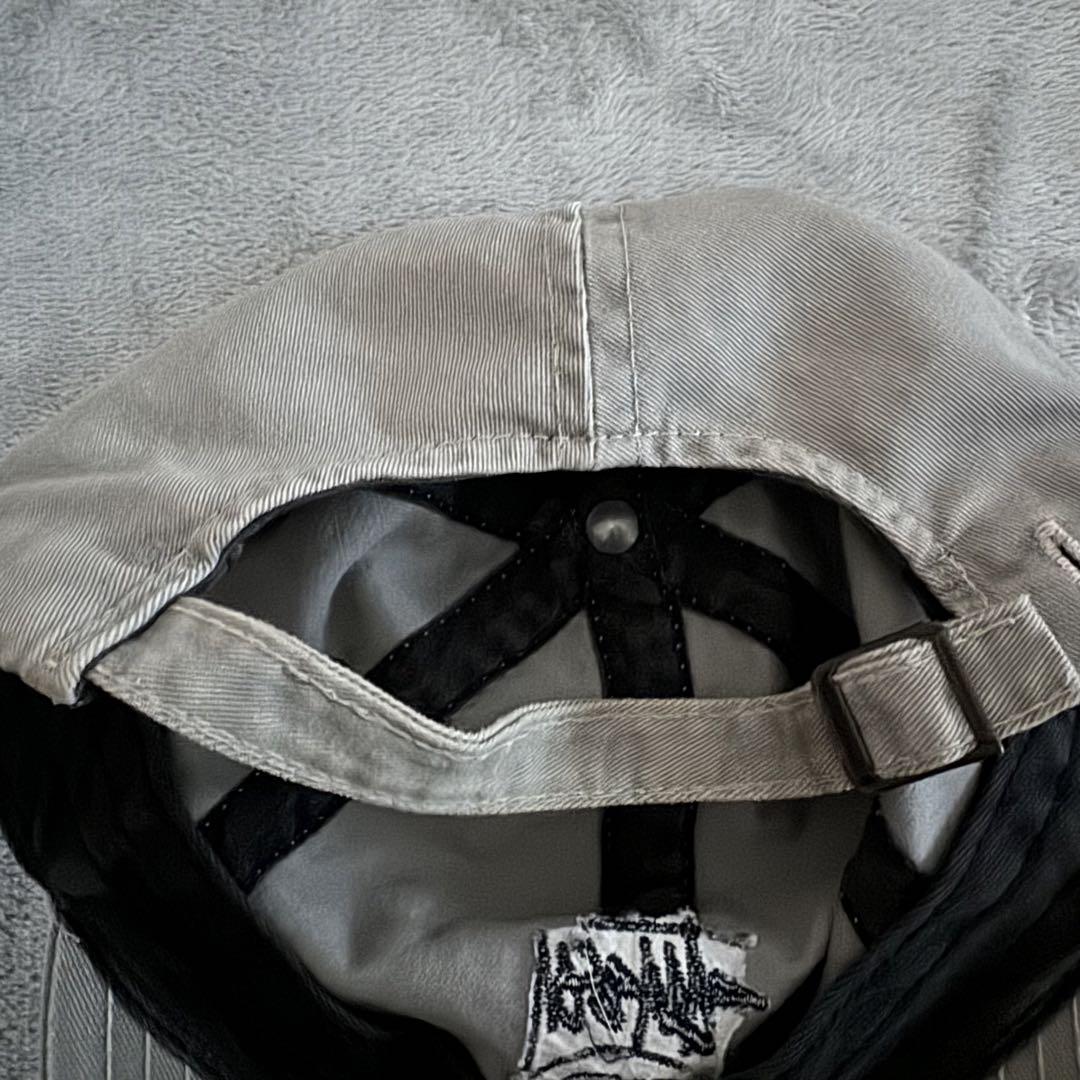 90s OLD STUSSY キャップ USA製SSリンク ストックロゴ 白タグ