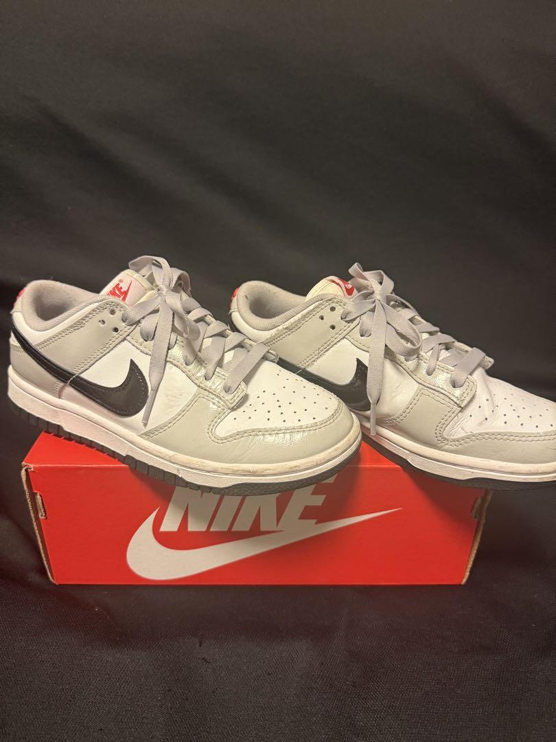 Nike Dunk Low 6.5 グレー/ホワイト