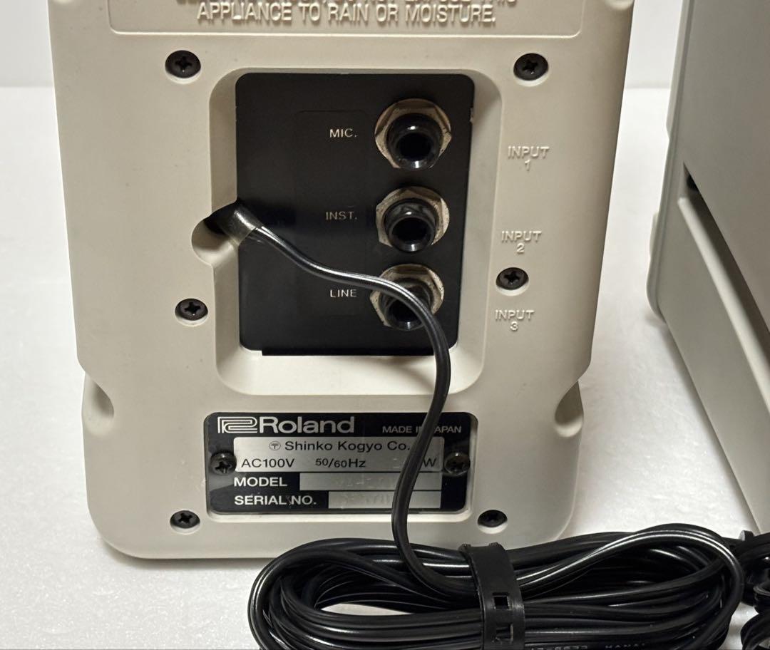 Roland ローランド MA-12C スピーカー　ペア　通電のみ　ジャンク Roland ローランド MA-12C スピーカー ペア 通電のみ ジャンク
