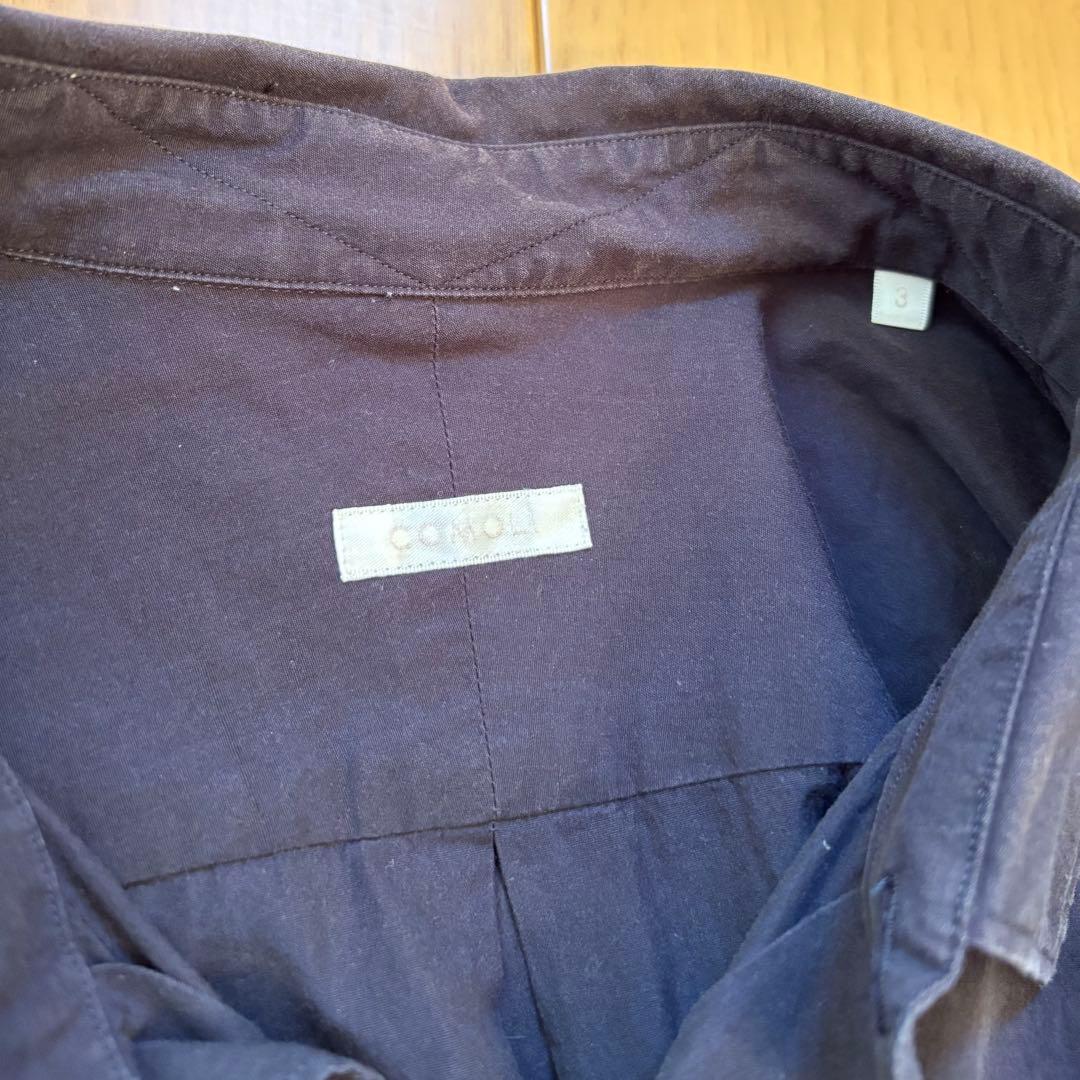 COMOLI コモリシャツ ネイビー 3 COMOLI コモリシャツ ネイビー 3