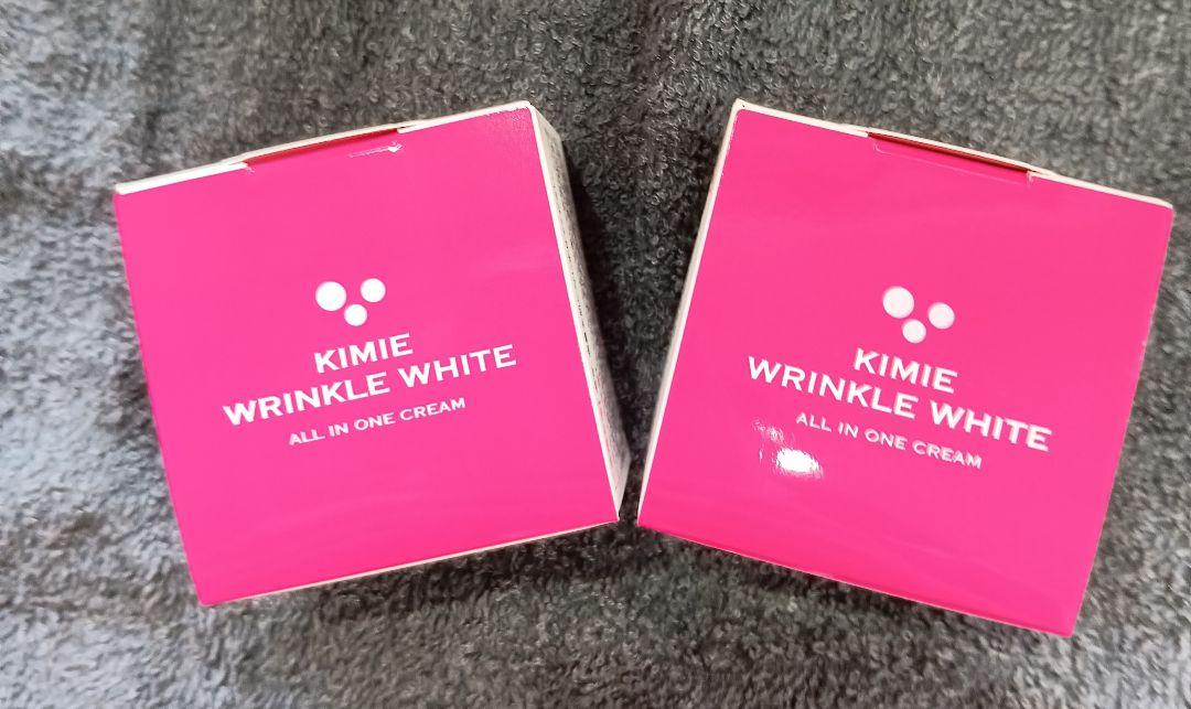 キミエ リンクルホワイト 薬用オールインワンクリーム 50g ✕ 二