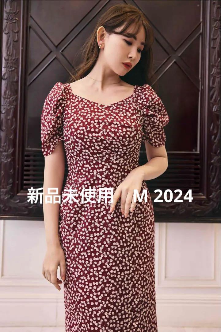 ワンピース CherryPatternCache-CoeurOne-Piece(beige) 8月中旬発送】Cherry Pattern Cache-Coeur One-Piece