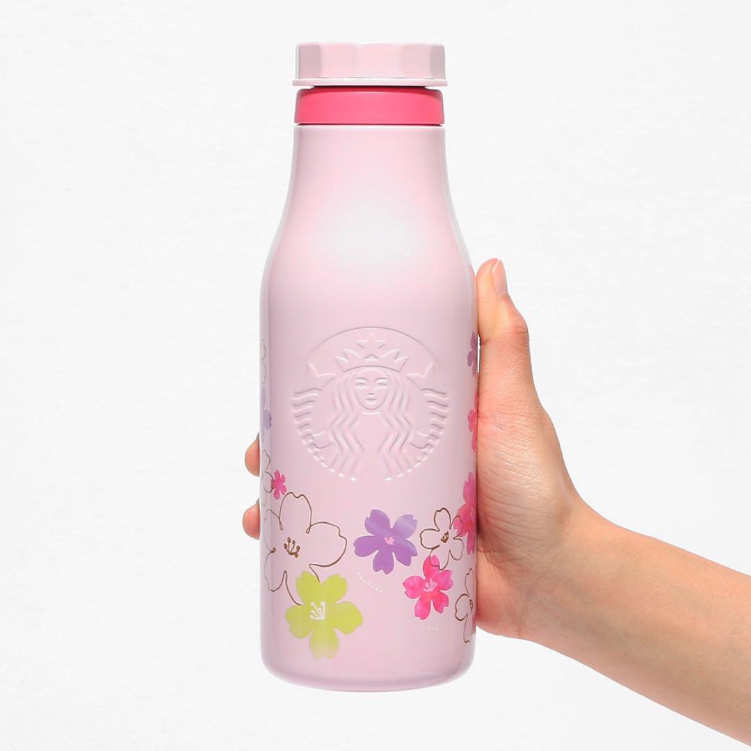 スターバックスSAKURA2024ステンレスロゴボトルベビーピンク473ml