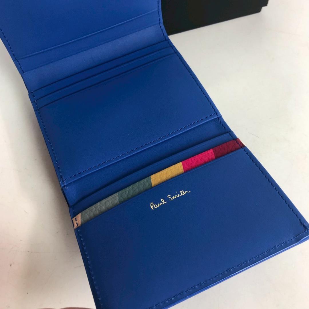 Paul Smith ポールスミス がま口 財布 ブルー メンズ ブランド Paul Smith ポールスミス がま口 財布 ブルー メンズ ブランド