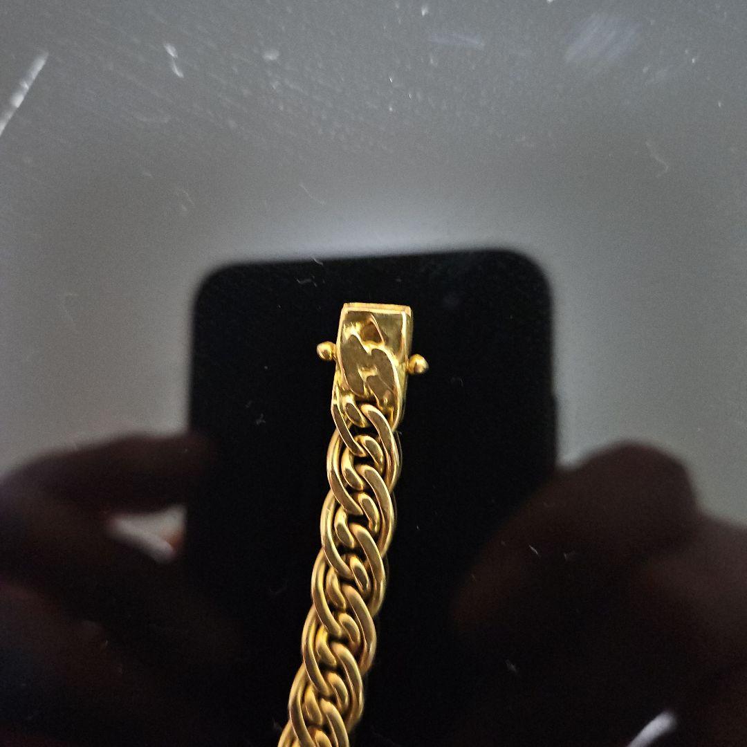 18K ゴールド チェーンブレスレット