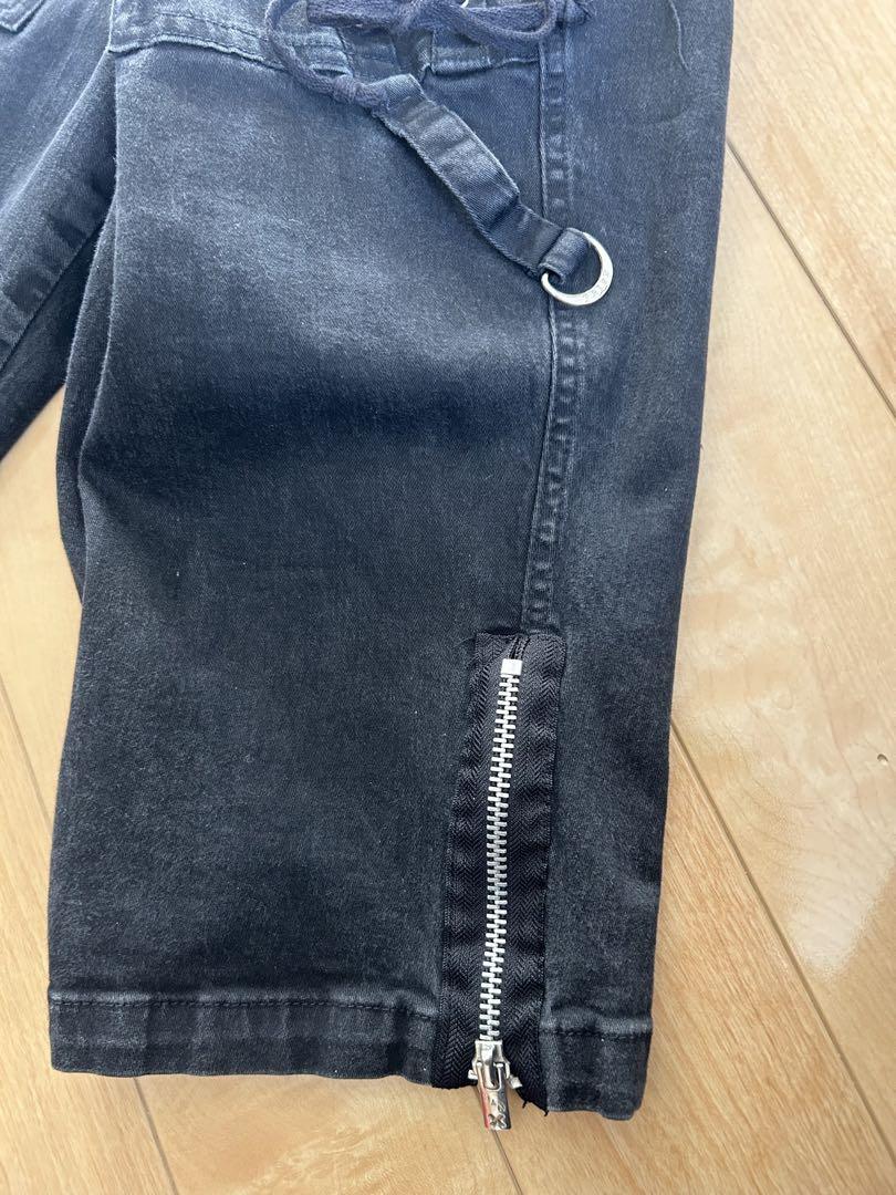 トリップニューヨークシティ 黒 TRIPP NYC ボンテージショーツデニム