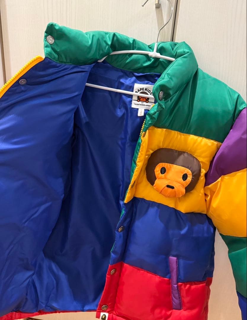 A BATHING APE BABYMILO BAPE エイプ マイロ ダウン A BATHING APE BABYMILO BAPE エイプ マイロ ダウン