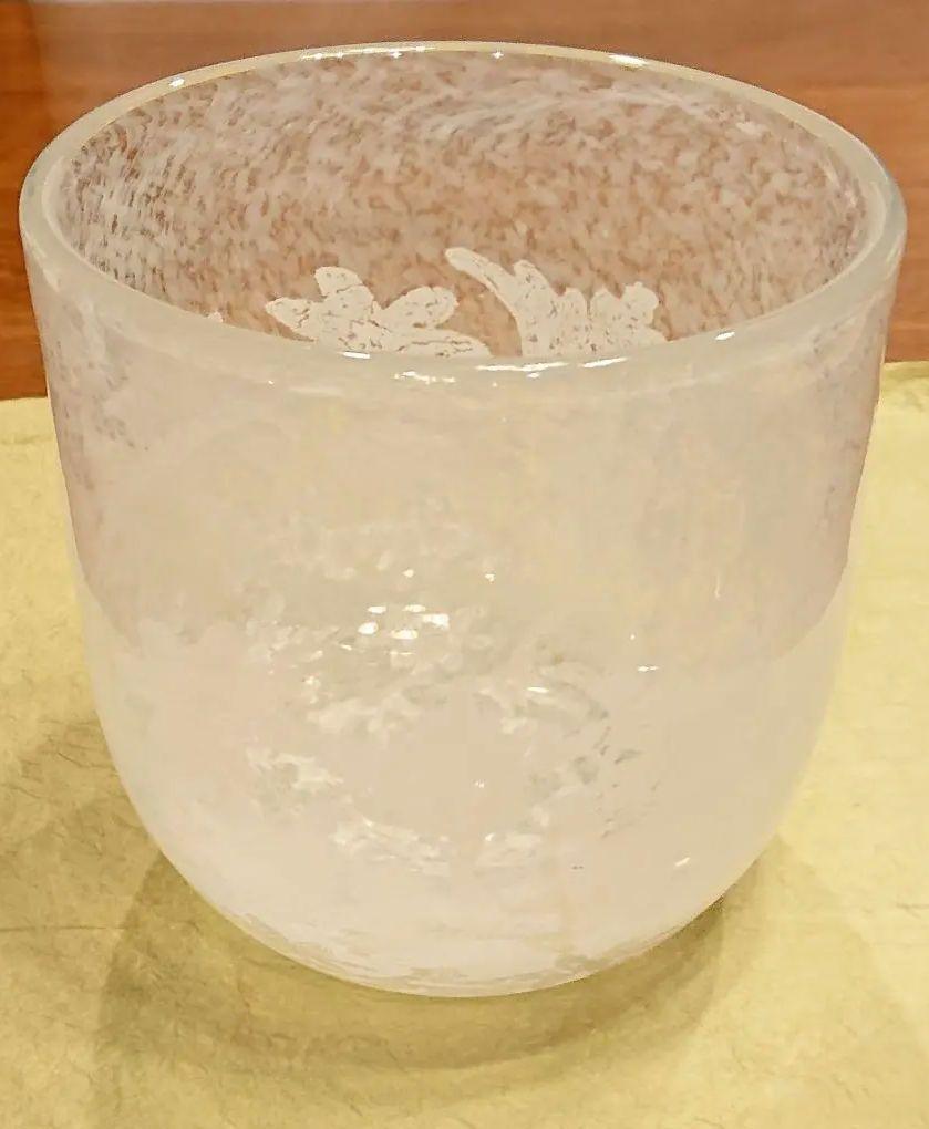 ガラスの器     水指