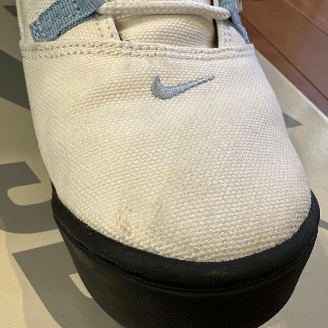 Nike Supreme SB スニーカー ホワイト/ブルー Nike Supreme SB スニーカー ホワイト/ブルー