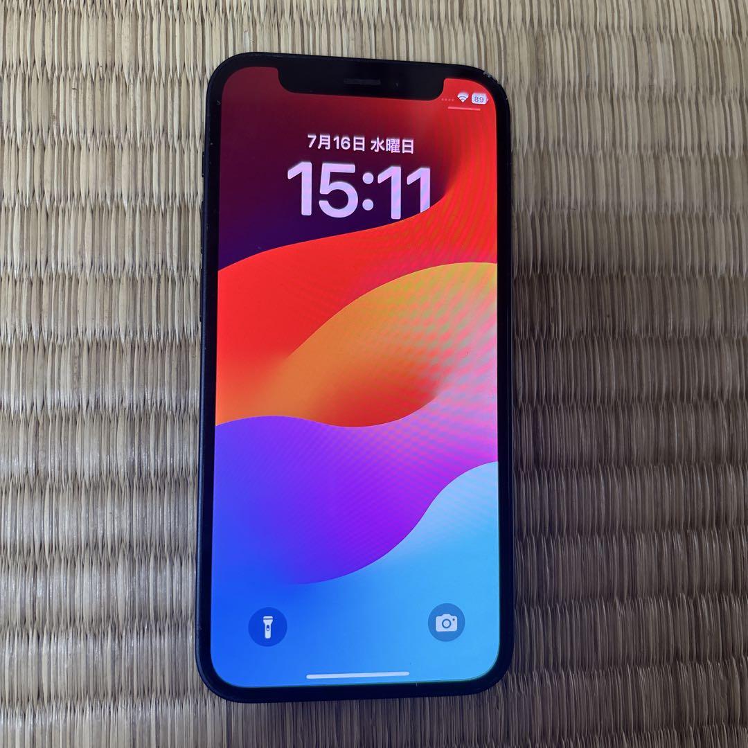 Apple iPhone 12 mini 64GBブラック 本体 充電器付 - メルカリ