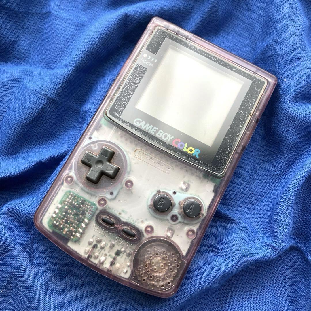 ゲームボーイカラー　 クリアパープル 【ジャンク】