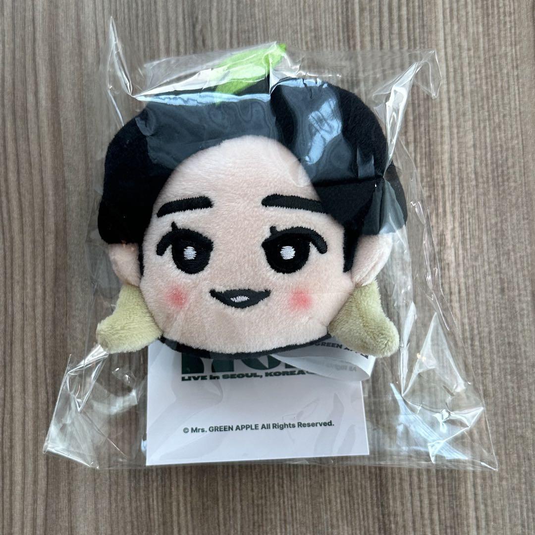 大森元貴　ミセス　Mrs.GREENAPPLE 韓国　ソウルコン　ぬいぐるみ Mrs. GREEN APPLE ミセス ソウルコン 大森元貴ぬいぐるみ - メルカリ