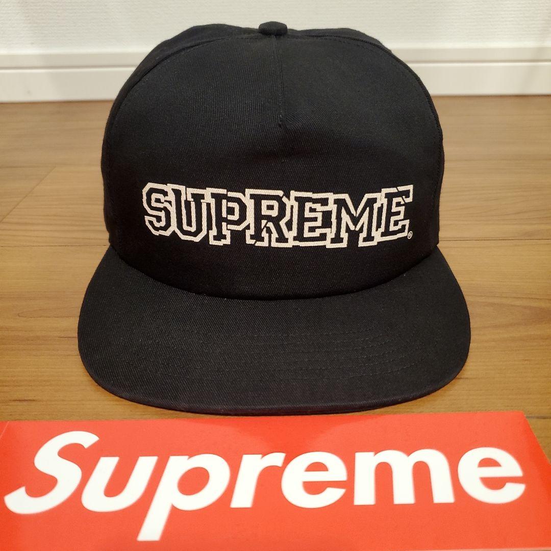 Supreme　シュプリーム　5パネルキャップ　ブラック