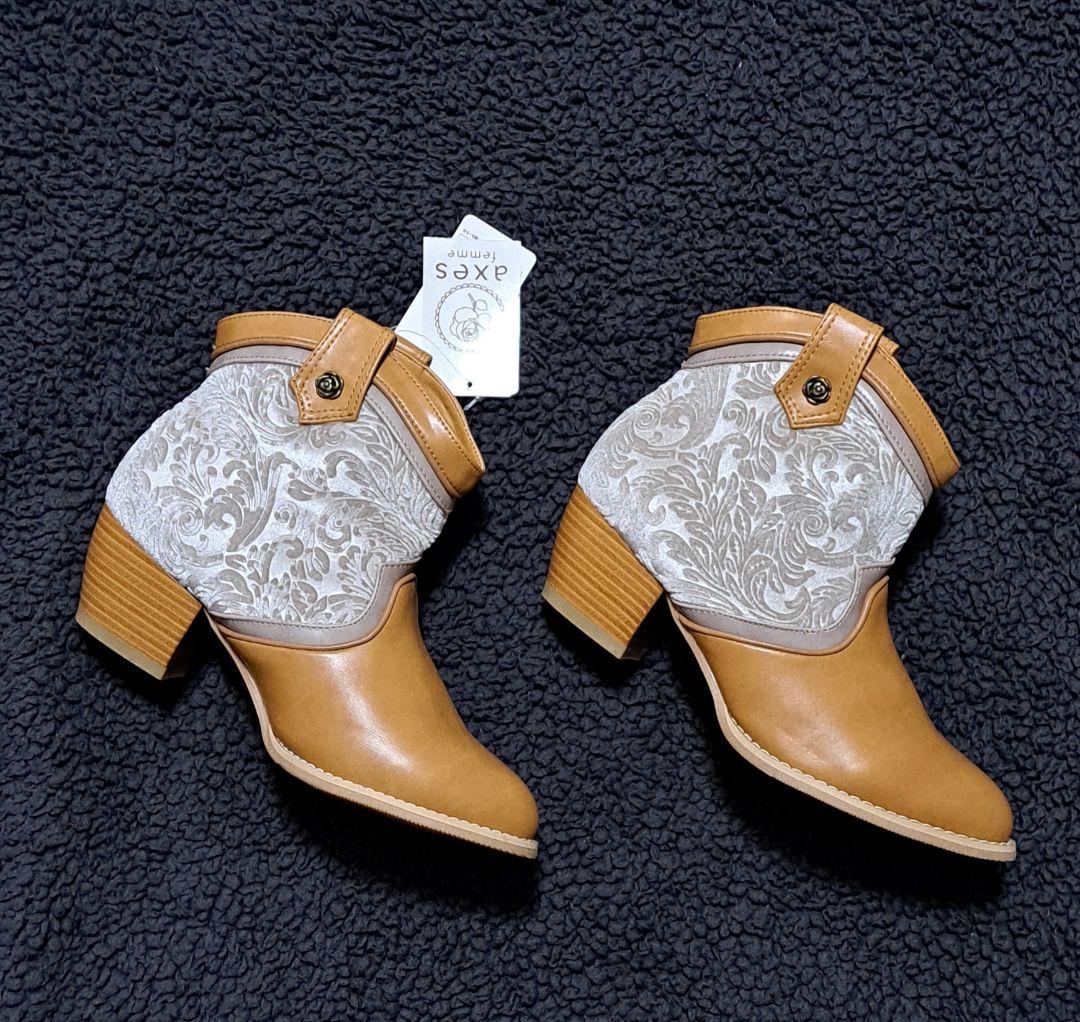 axes femme　【新品】コート　【新品】ブーツ　　スカート
