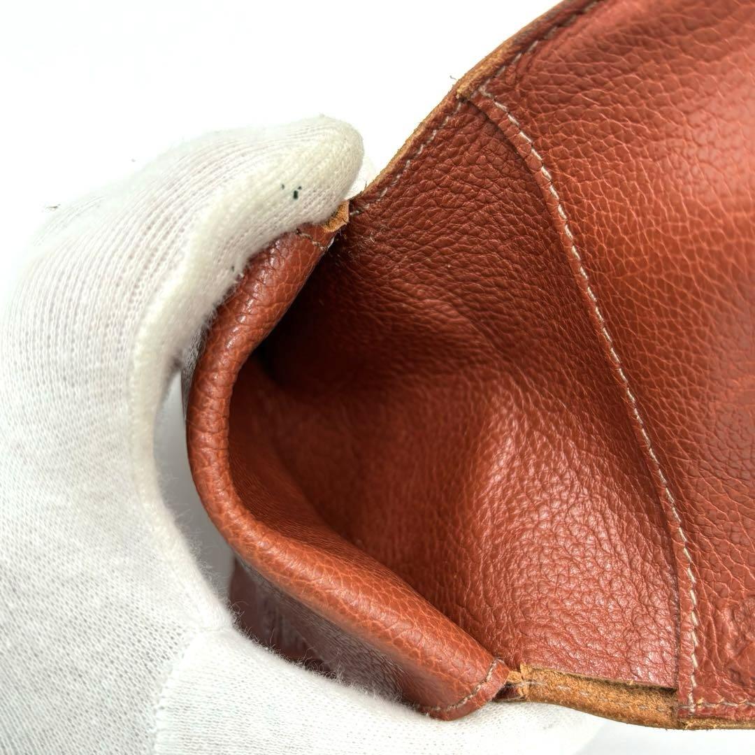 【Tomozo】 イルビゾンテ 折り財布 ロゴ型押し レザー ブラウン