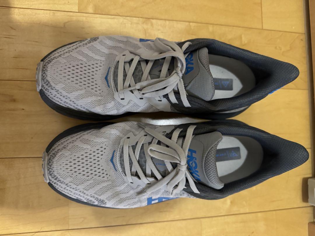 HOKA グレー/ブルー　CHALLENGER ATR7 27センチ