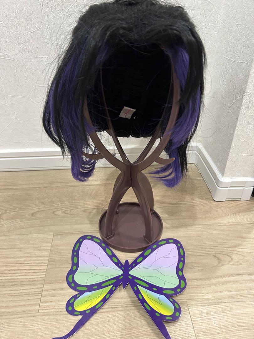 胡蝶 しのぶ コスプレ 鬼滅の刃 フルセット ウィッグ付き 新品