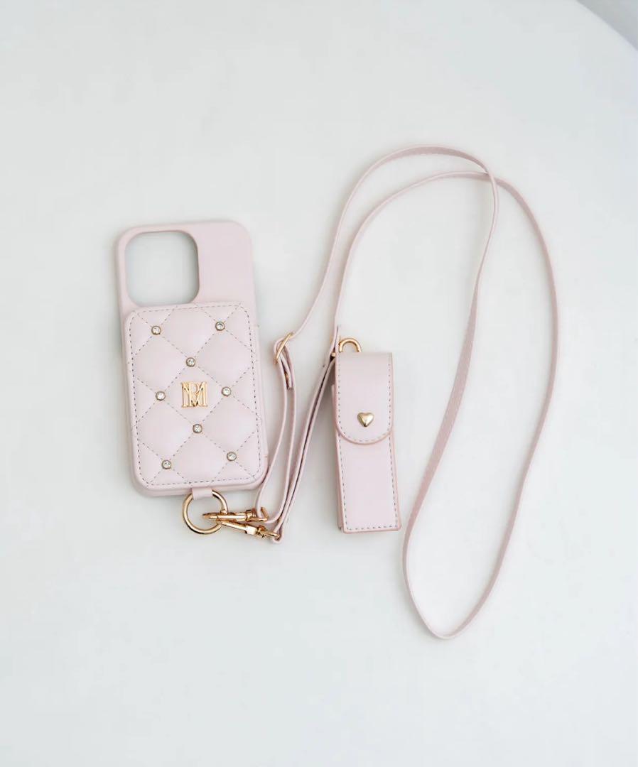 rosemuse iPhone15 キルティングiPhoneケース ピンク 新品Rosé Muse iPhone15 キルティング スマホケース ピンク