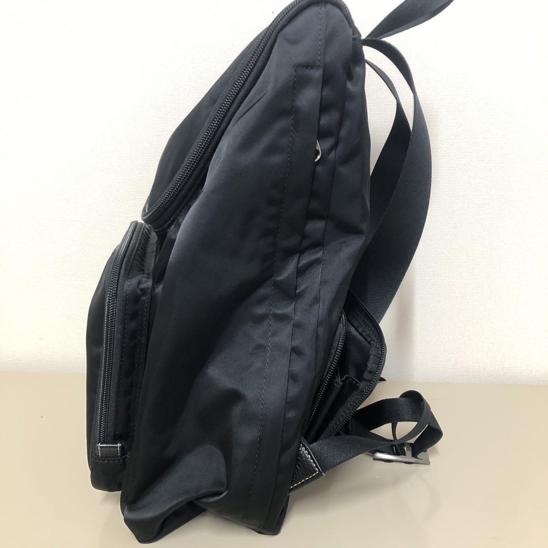 送料無料 いくらから リュック ポータープラン 極美品 A4可 ブラック バックパック バッグ