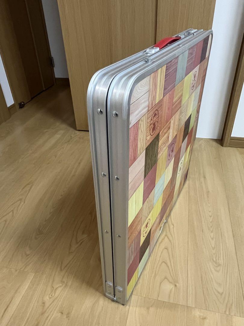 Coleman テーブル ナチュラルモザイク リビング 120cm アウトドア
