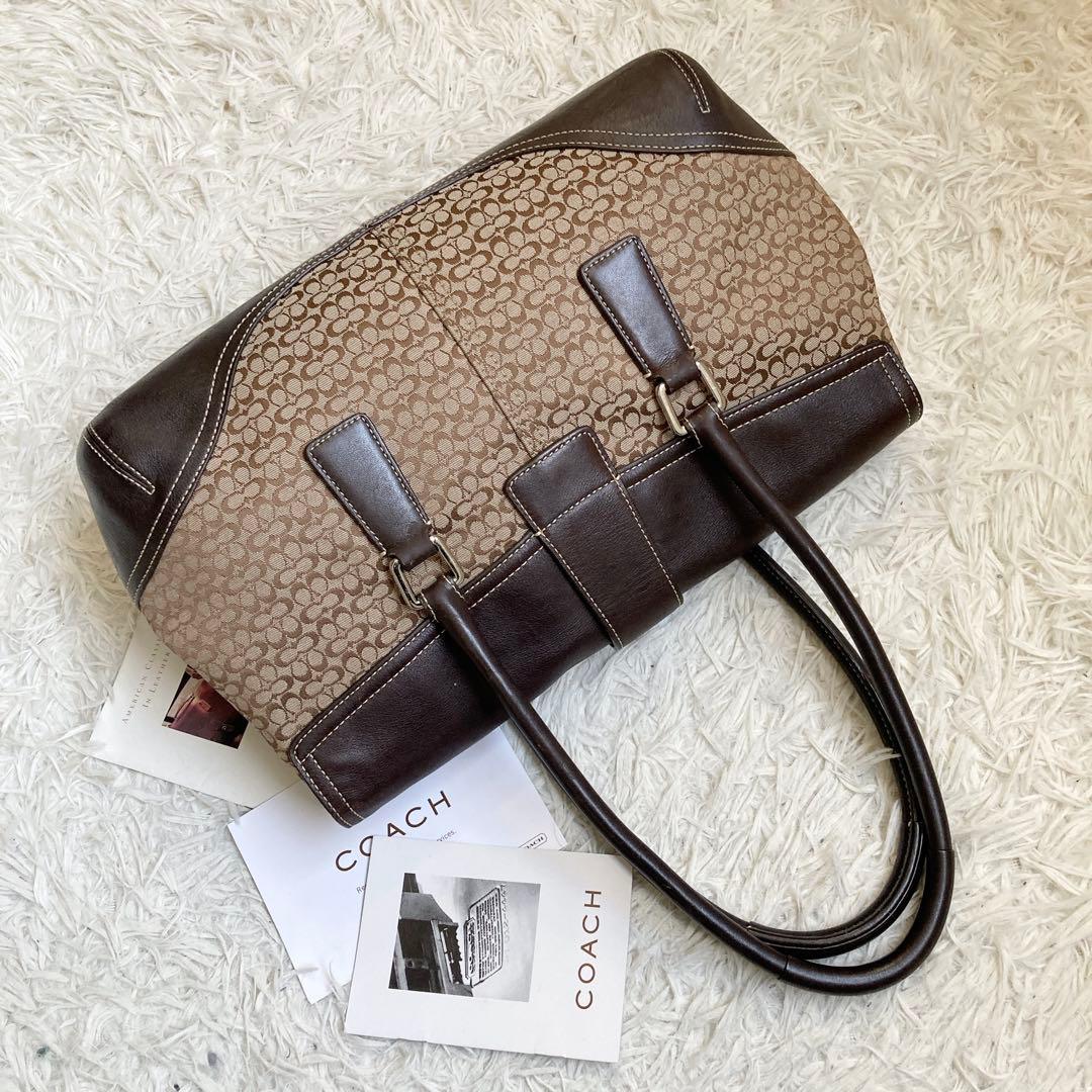 vintage coach old mini boston flap brown vintage coach old mini boston flap brown