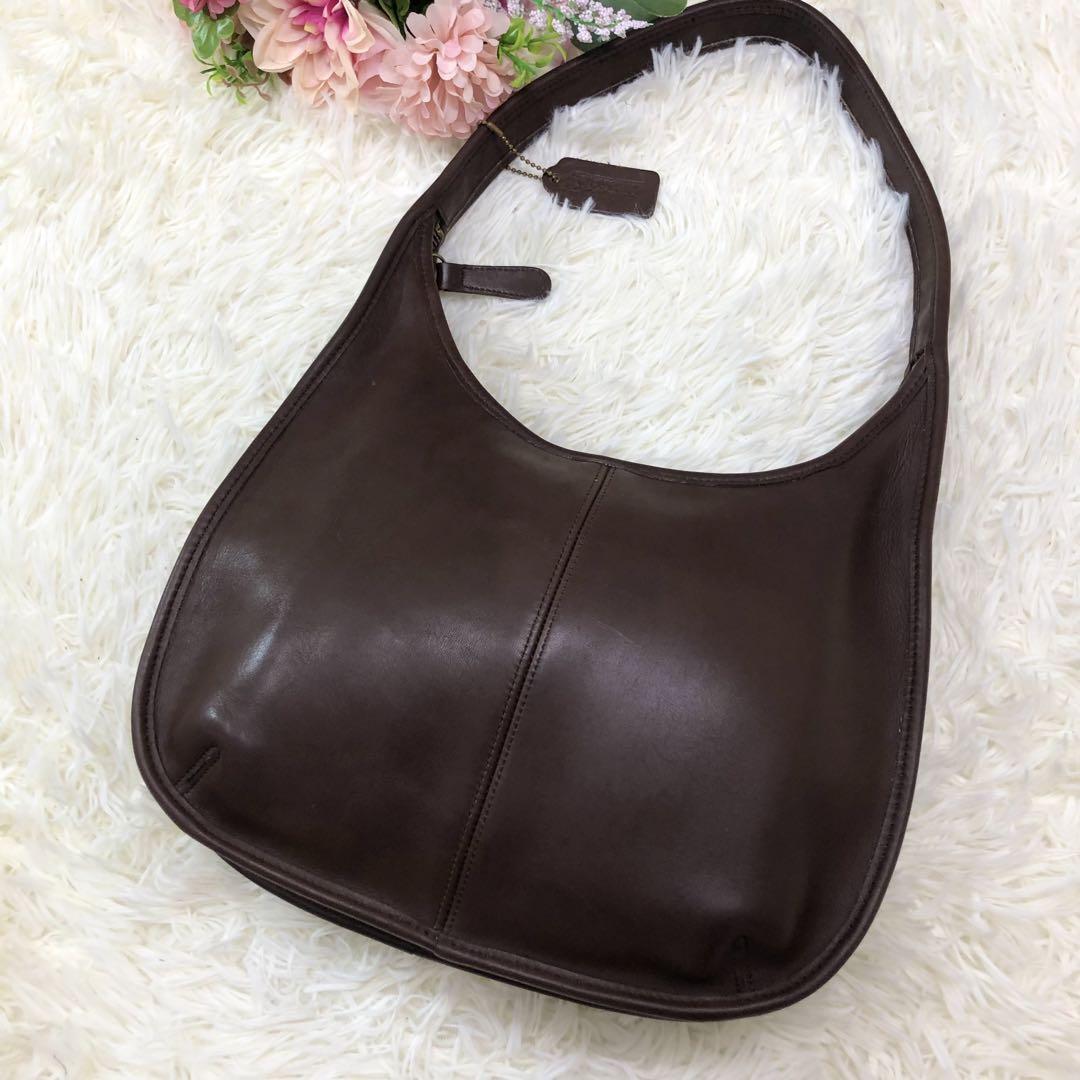 極美品✨OLD COACH ワンショルダー エルゴ ダークブラウン USA製 極美品 オールドコーチ ワンショルダー エルゴ ダークブラウン