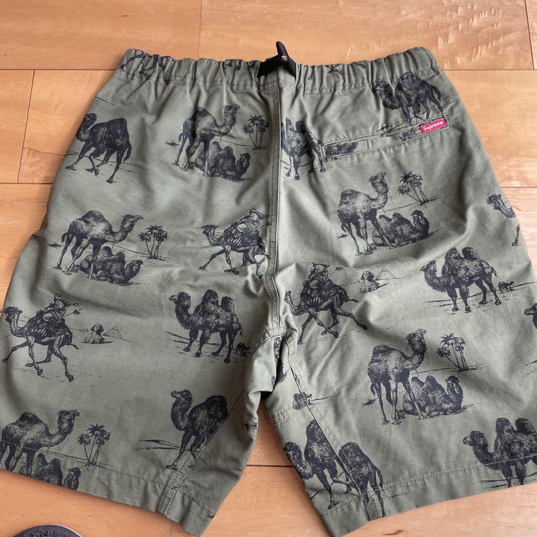 Supreme キャメルプリント ショートパンツ 32