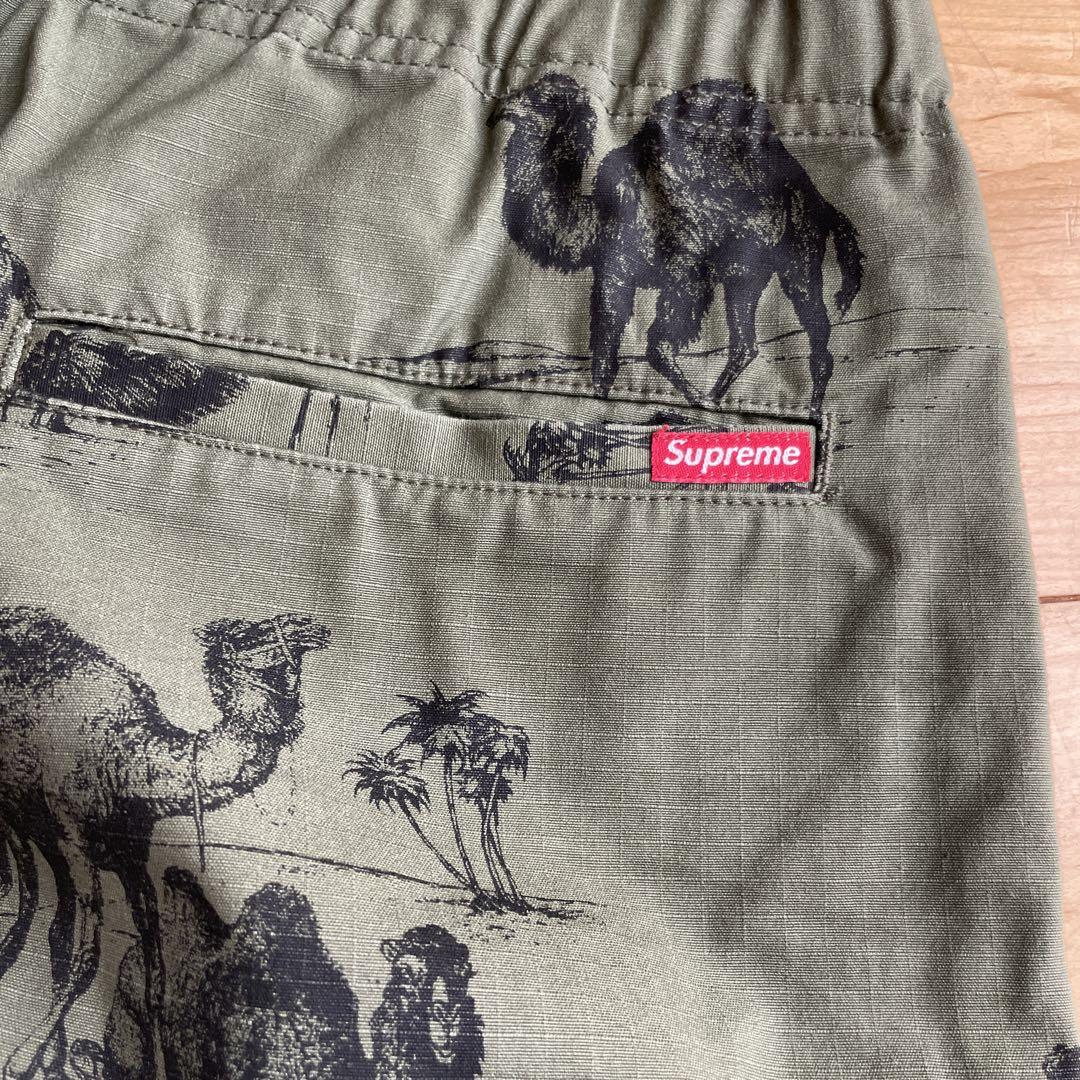 Supreme キャメルプリント ショートパンツ 32