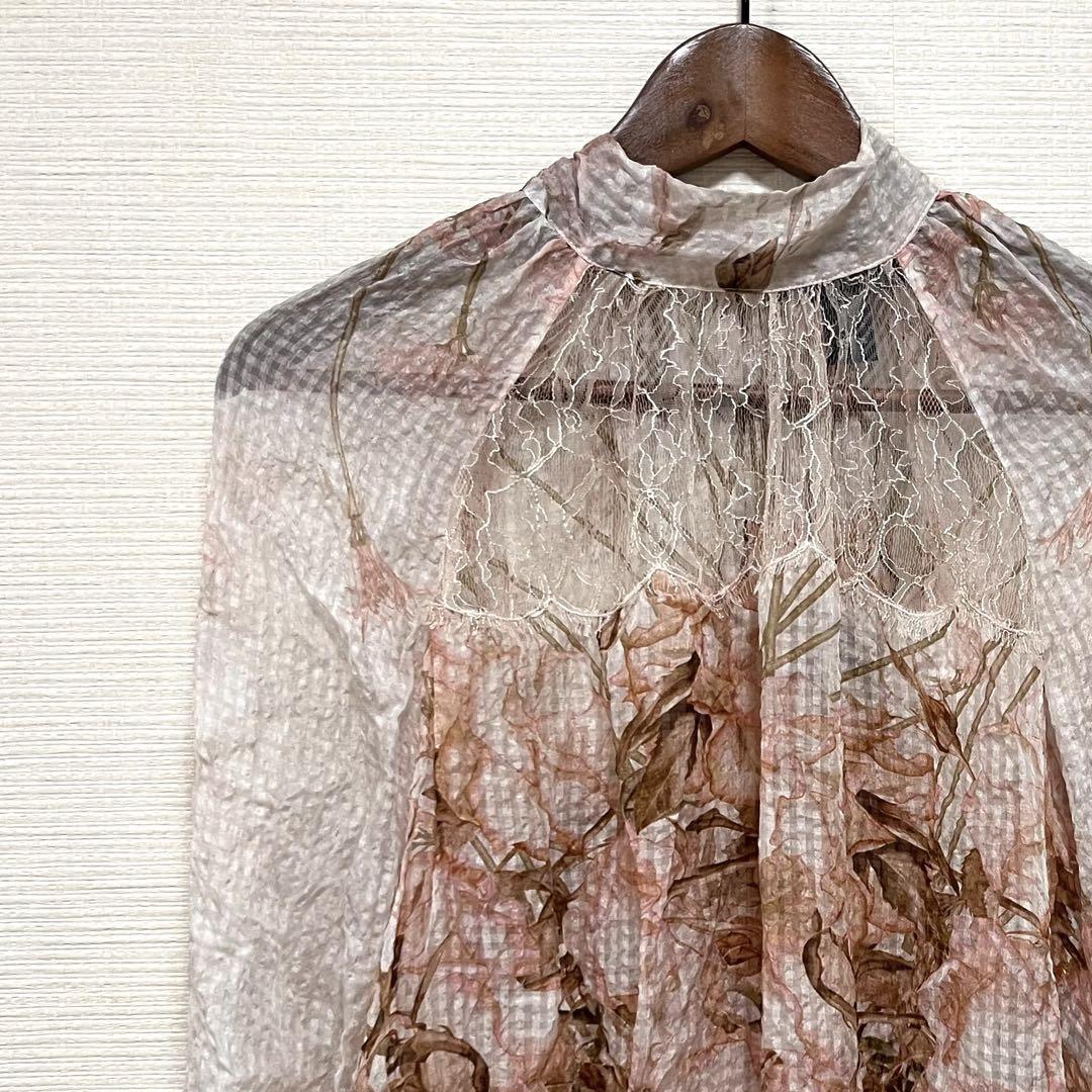 CLASS robertocavalli 花柄ブラウス