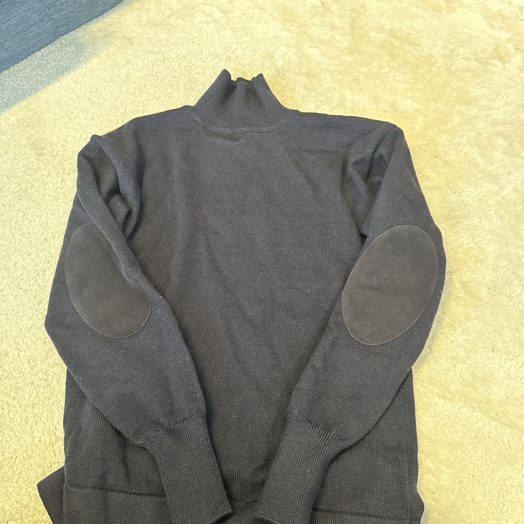Maison Margiela マルジェラ エルボーパッチニット ネイビー S Maison Margiela マルジェラ エルボーパッチニット ネイビー S