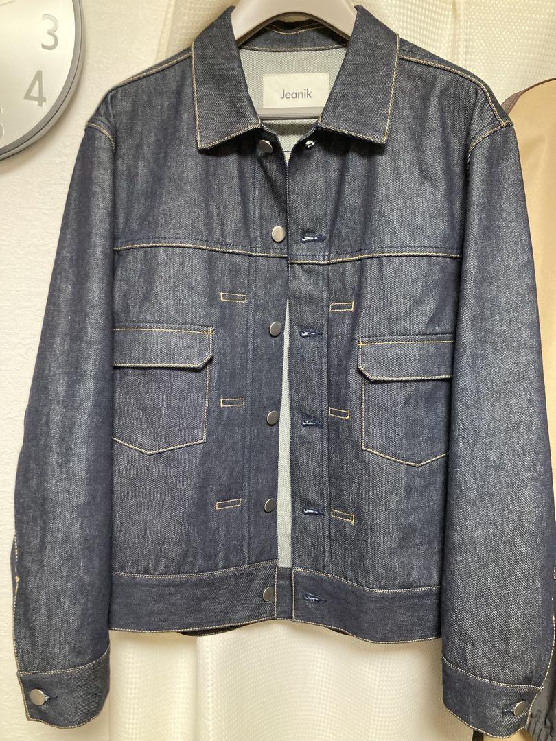 美品　Jeanik（ジーニック）インディゴデニムジャケット　2ndタイプ　Ｌ