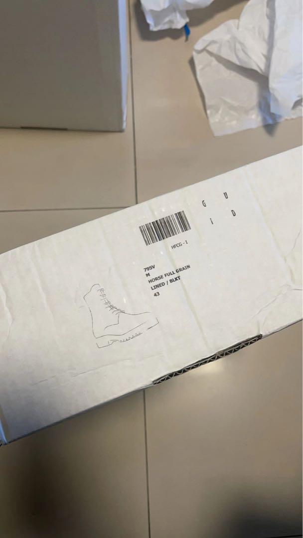 グイディ レースアップブーツ 795V Vibramショートブーツシューズ 靴
