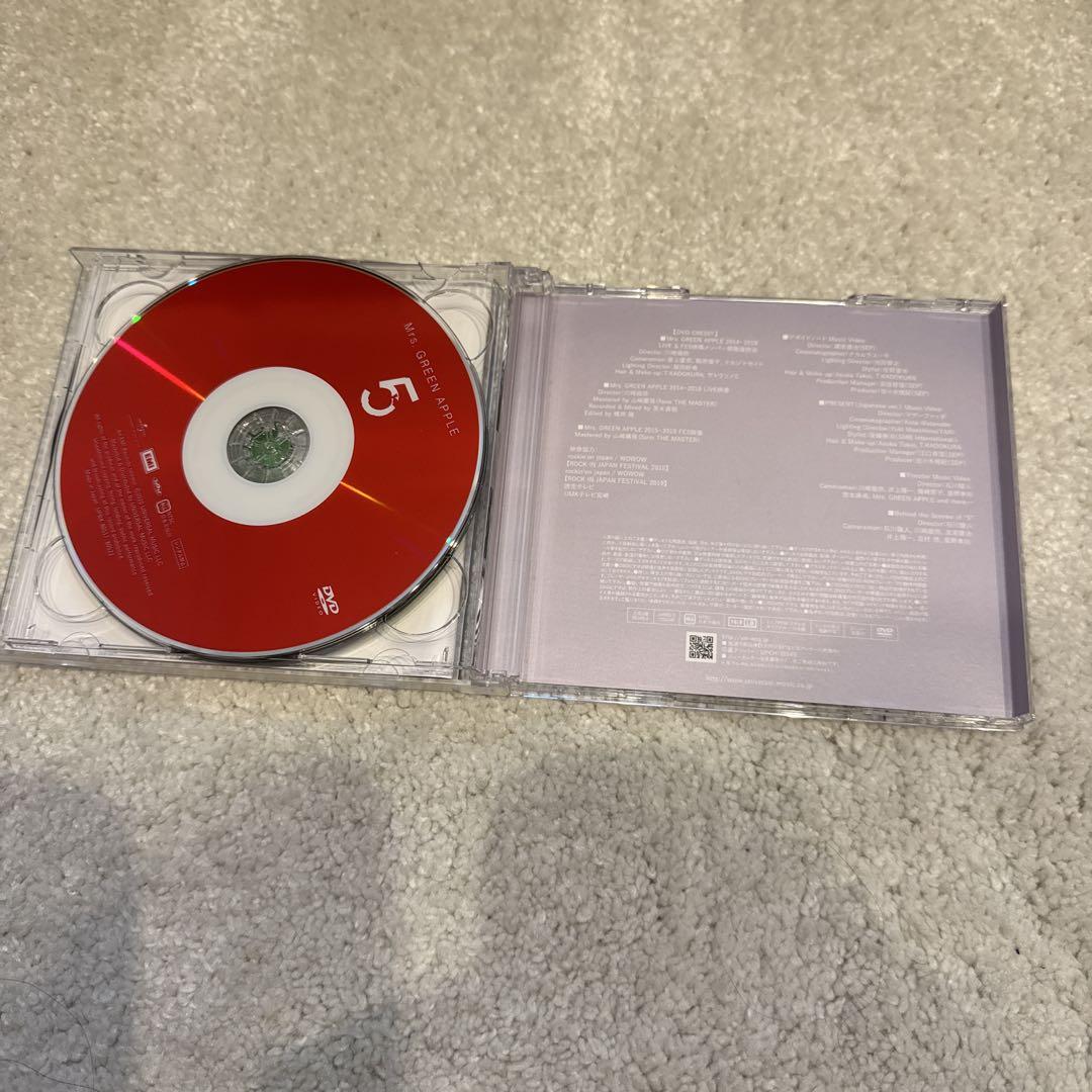 Mrs. GREEN APPLE 5 初回限定盤CD＋DVD - メルカリ