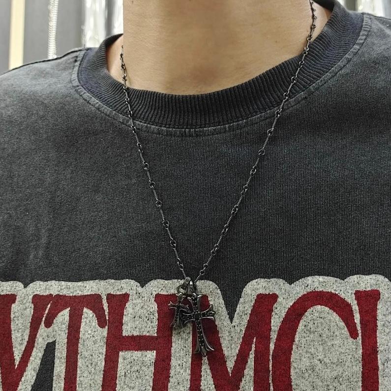 Chrome Hearts クロムハーツ十字架ネックレス