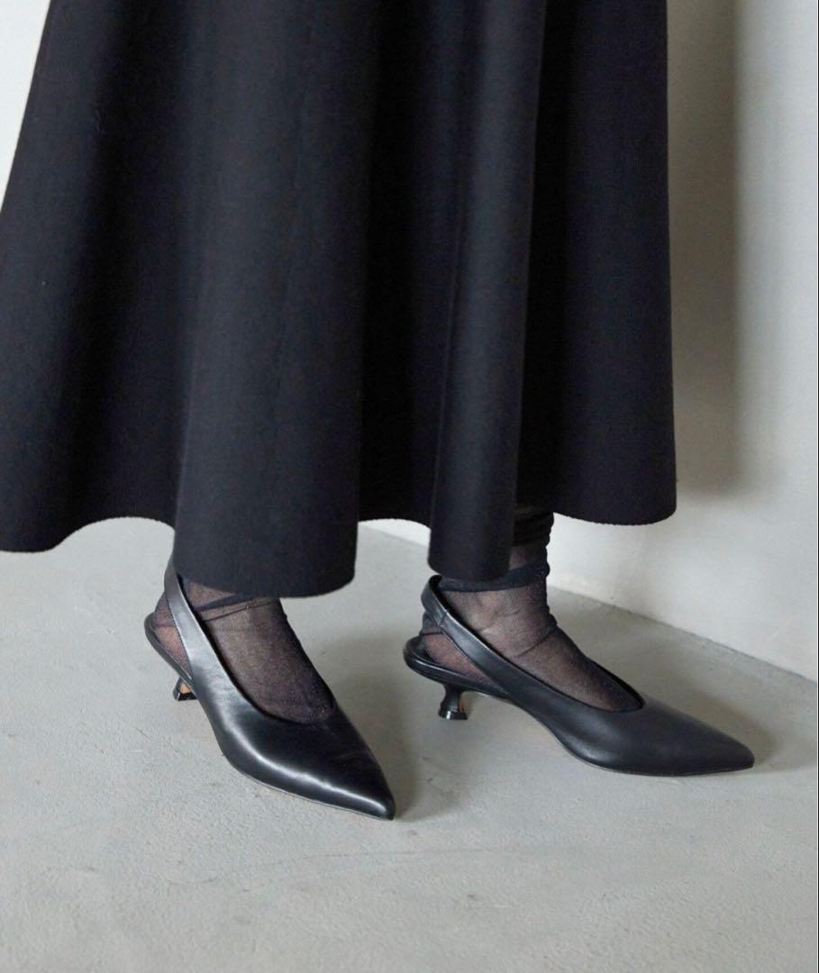 SLOBE IENA SLOBE バッグスリングパンプス
