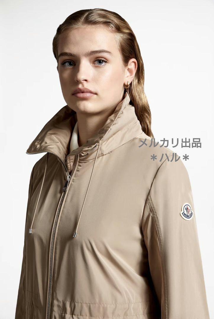 MONCLER　フーディ スプリング ハーフコート　ENET　ベージュ
