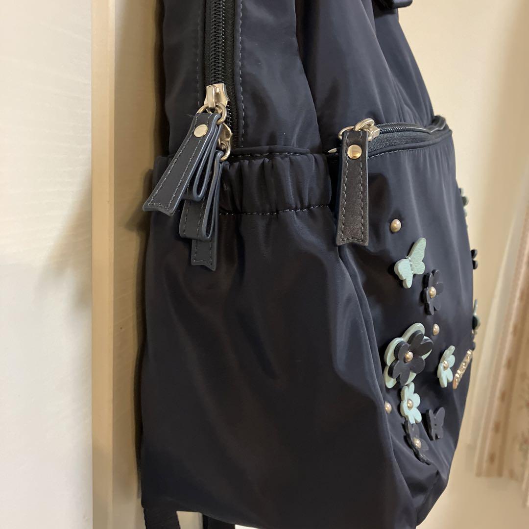 アナスイミニ　撥水花モチーフリュック