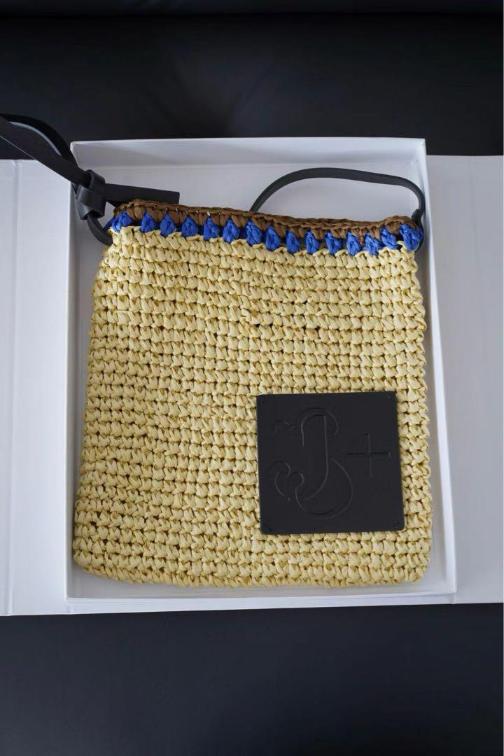 JIL SANDER女性用編み込みストローバッグショルダーバッグ 画像5
