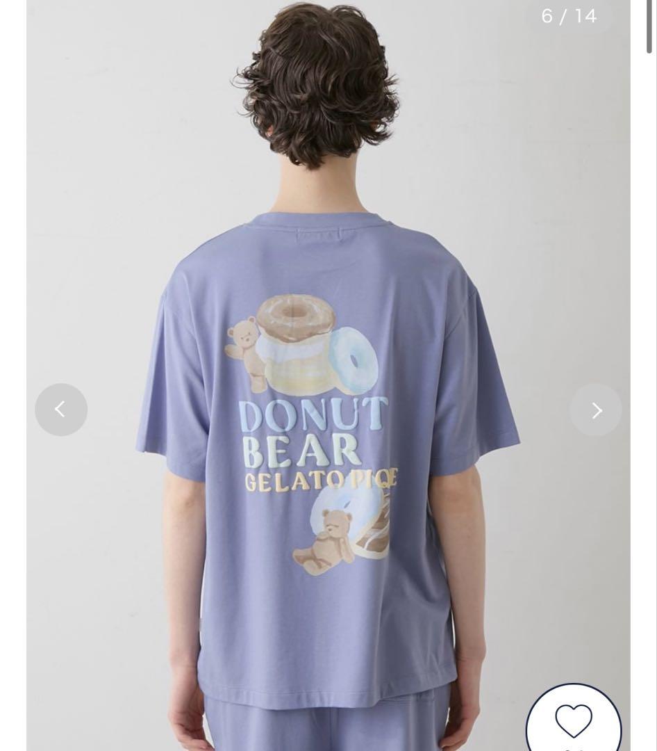 ドーナツベア Tシャツ 新品未使用 ジェラートピケ ジェラートピケ ドーナツベアワンポイントTシャツ 新品未使用