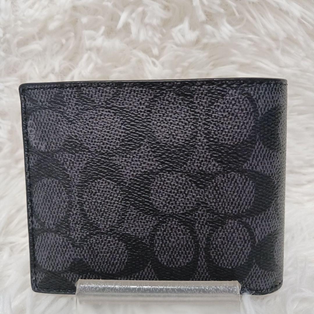 【美品】COACH コーチ シグネチャー ウォレット 3in1 折り財布