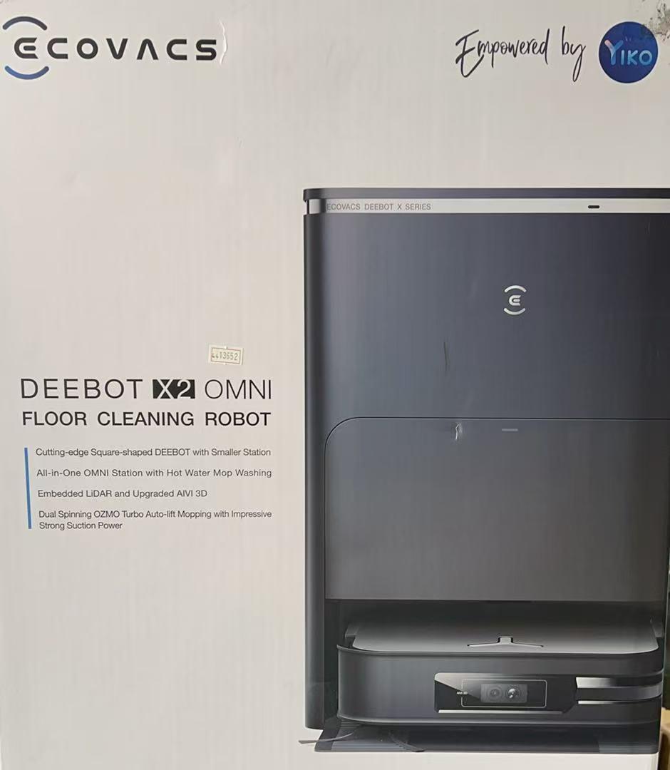 限時限定【確認済】ECOVACS DEEBOT X2 OMNIロボット掃除機 限時限定【確認済】ECOVACS DEEBOT X2 OMNIロボット掃除機