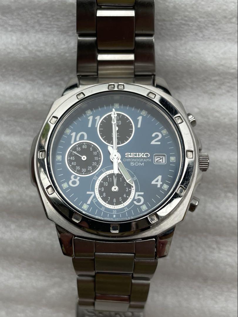 SEIKO セイコー　腕時計　メンズ　クロノグラフ