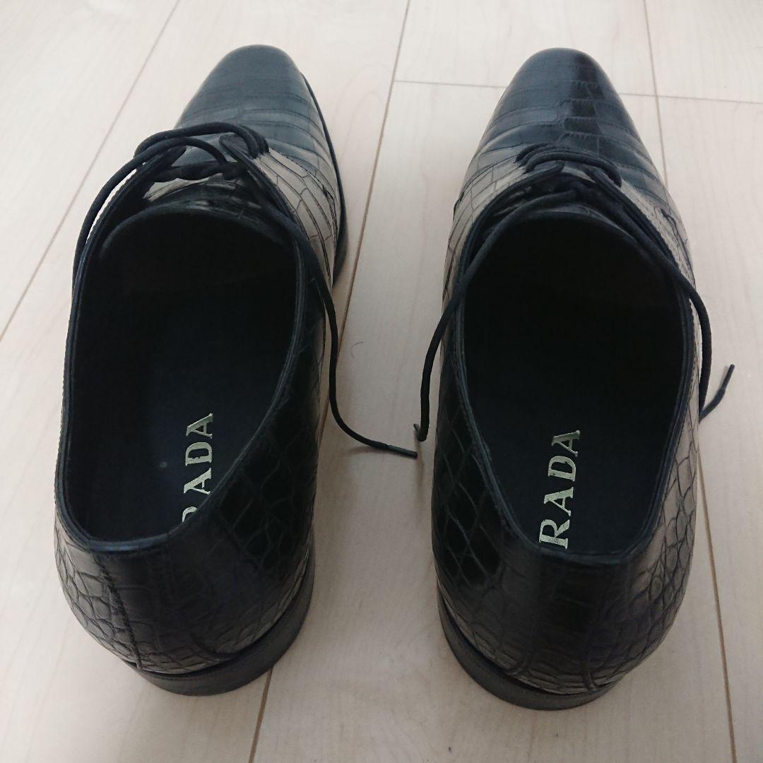 【未使用品】PRADA ドレスシューズ 8 1/2, 27.5cm