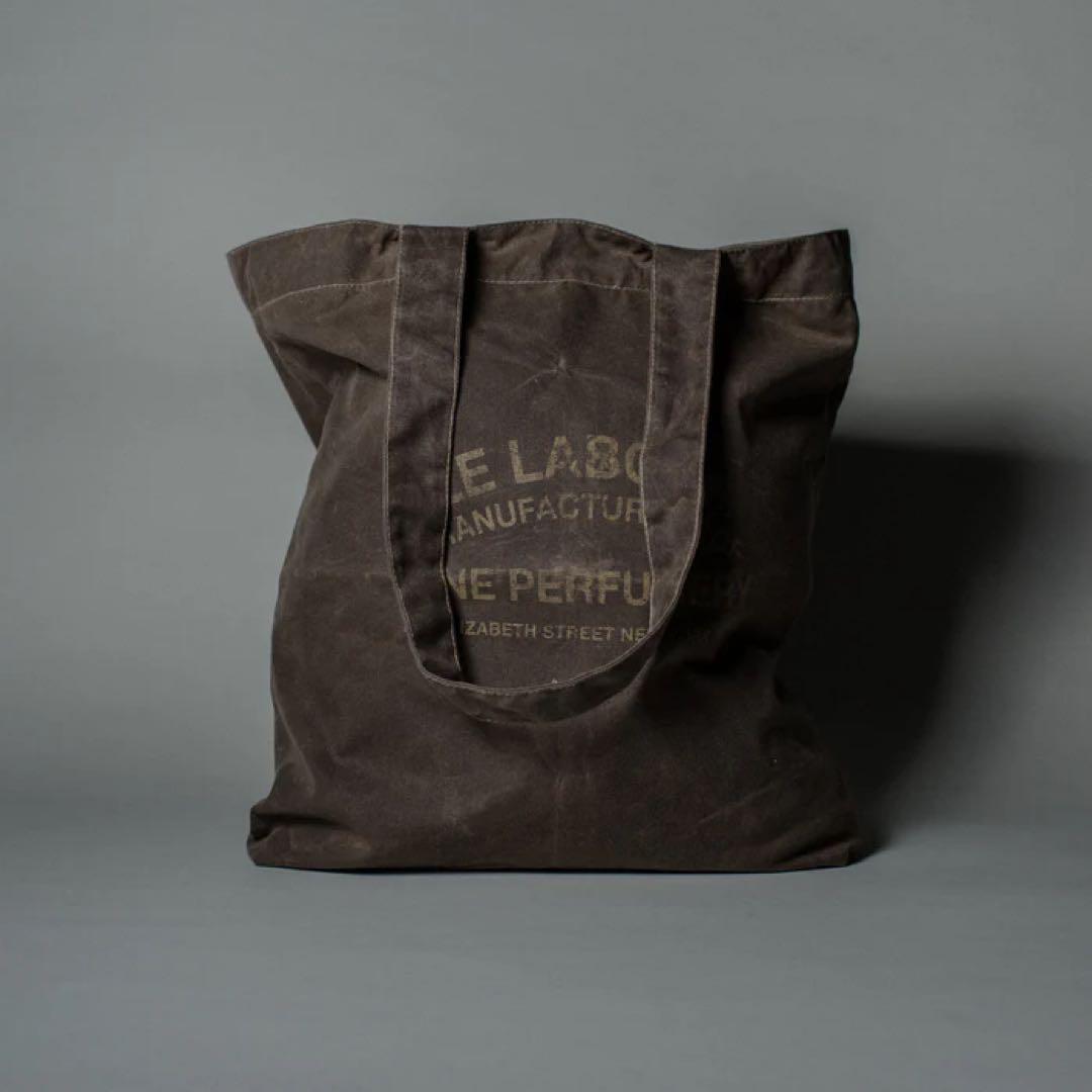 LELABO トートバッグ WAXED CANVAS TOTE BAG