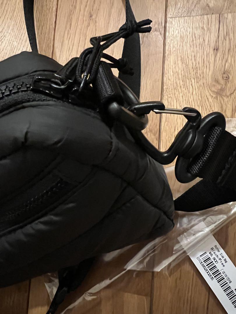 Supreme Puffer Side Bag ブラック ショルダーバッグ