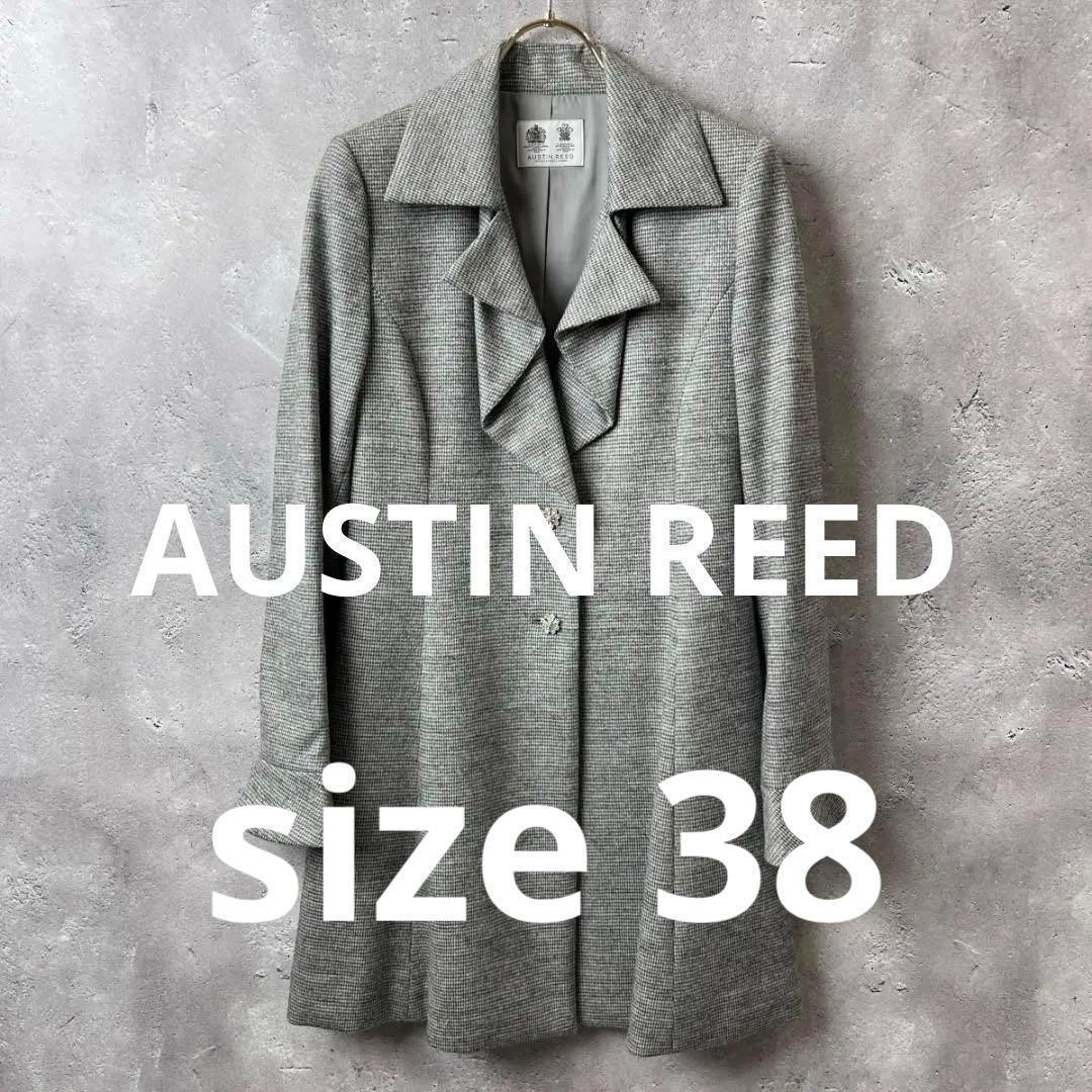 日本製 AUSTIN REED ウール コート 38 (M) レディース グレー
