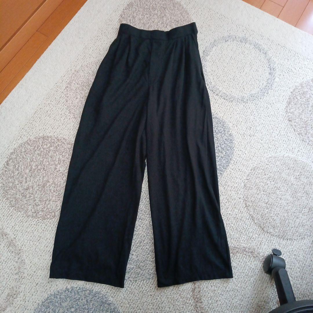 ロク 6（ROKU） コットンカットパンツ 36 ブラック ユナイテッド